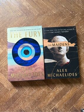 Alex Michaelides Books- The Fury & The Maidens